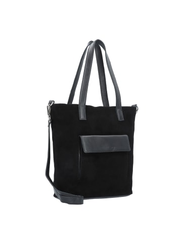 Cowboysbag Colwood Shopper Tasche Leder 35 cm in black-black