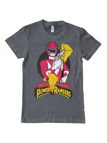 Power Rangers T-Shirt "Red Ranger Pose T-Shirt" in Grau