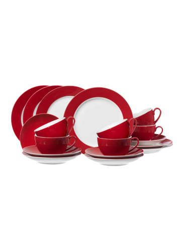Ritzenhoff & Breker 18er Set Kaffeeservice Doppio in rot