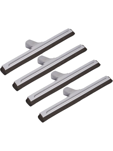 Novaliv Novaliv 4X Badabzieher Dusche Kunststoff 43cm I Wasser Abzieher Schieb in Weiß