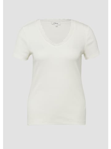 s.Oliver T-Shirt in 0210_creme