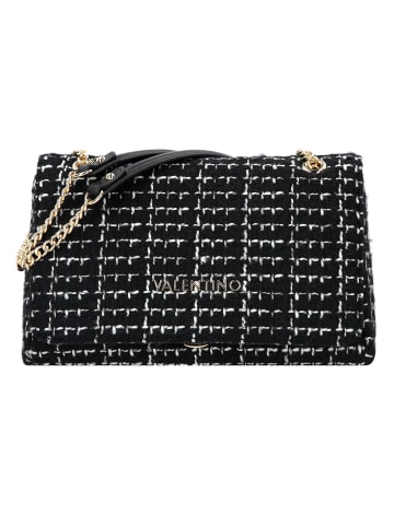 Valentino Tweed Schultertasche 26 cm in nero-multicolor