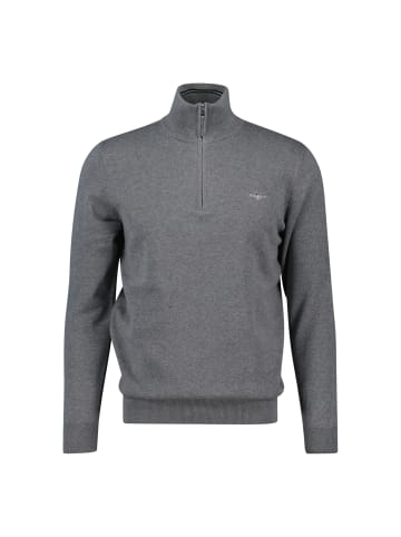 Gant Strickpullover in Grau Melange