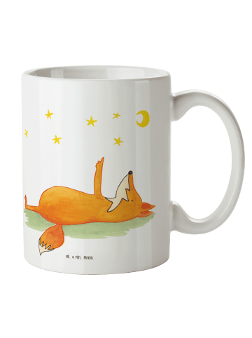 Mr. & Mrs. Panda Pott Fuchs Sterne ohne Spruch in Weiß