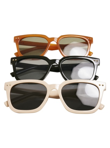Urban Classics Glasses in black/brown/lightbeige