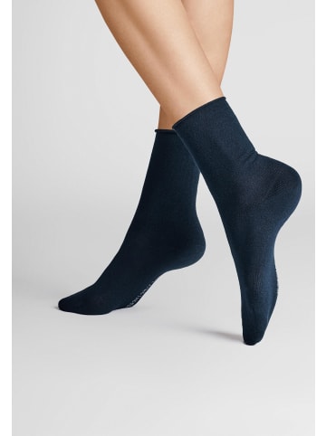 Hudson Socken Only 2-Pack Rollrand in Marine