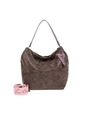 Fritzi aus Preußen Joshi02 Vintage Schultertasche 32.5 cm in choc