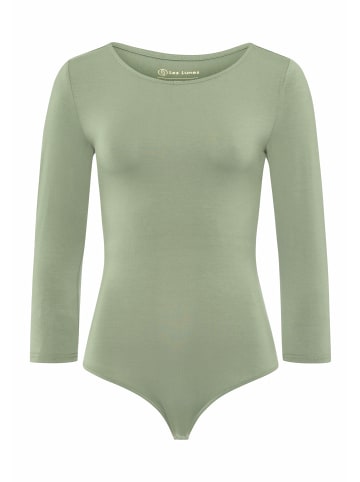 Les Lunes Bodysuit ALENA Body 3/4 Sleeve in Thyme