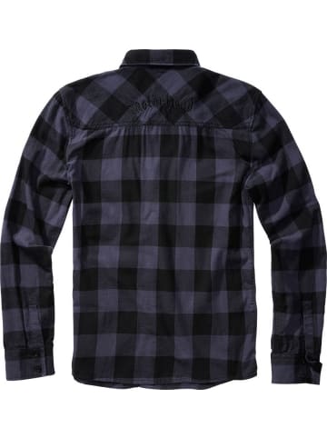 Brandit Hemd "Motörhead Check" in Schwarz