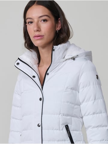 KOROSHI Kurzer, wattierter Parka in weiß