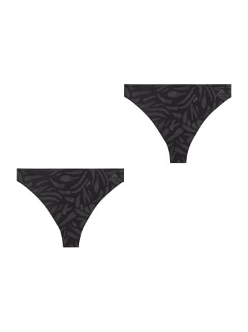 adidas String THONG in Schwarz