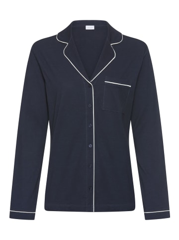 LASCANA Pyjamaoberteil in schwarz