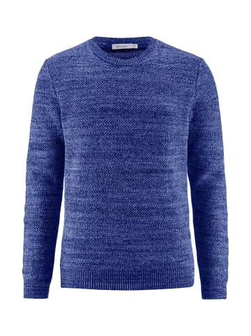 Hessnatur Mouliné-Pullover in ultramarine