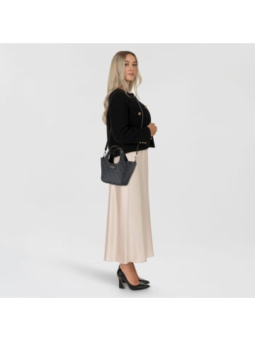 Guess Calista Handtasche 27 cm in coal logo