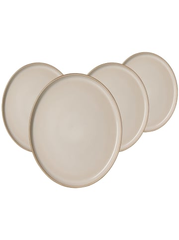 Ritzenhoff & Breker 4er Set Platte Olivia in Beige 29,5 x 25 cm in beige