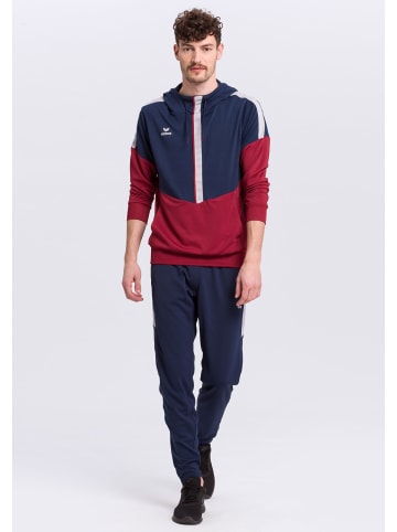 erima Squad Kapuzensweat in new navy/bordeaux/silver grey