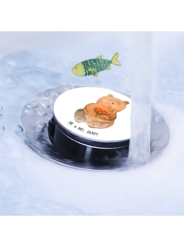 Mr. & Mrs. Panda Stöpsel Waschbecken Bär Dankbar ohne Spruch in Weiß