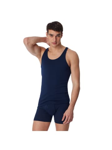 Schiesser Unterhemd 1er Pack in Blau