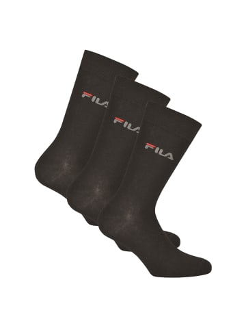 Fila Socken 3er Pack in Schwarz