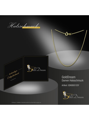 GoldDream Halskette Gold 333 Gelbgold - 8 Karat ca. 55cm Ankerkette