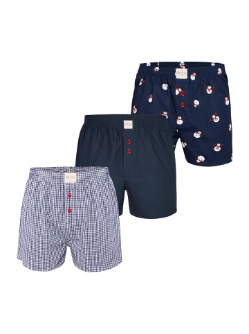 Phil & Co. Berlin  Boxer Chrstimas Boxer 3er Pack in Mix2