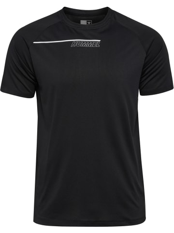 Hummel Hummel T-Shirt Hmlcourt Paddeltennis Herren Atmungsaktiv Leichte Design Schnelltrocknend in BLACK