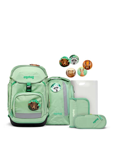 Ergobag Pack "Eco Hero" - Schulrucksack Set 6tlg. Modell 2024 in WaldBärwohner