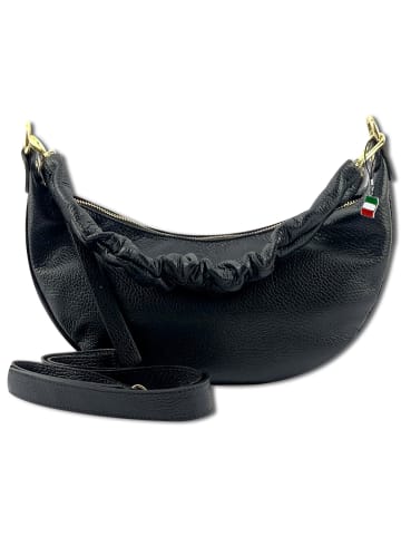 Florence Florence Umhängetasche, Citytasche Leder schwarz ca. 32cm
