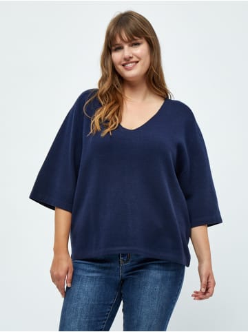 Peppercorn Pullover in Black Iris Solid