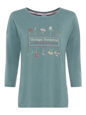Kangaroos 3/4-Arm-Shirt in petrol-melange