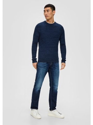 s.Oliver Strickpullover langarm in Blau