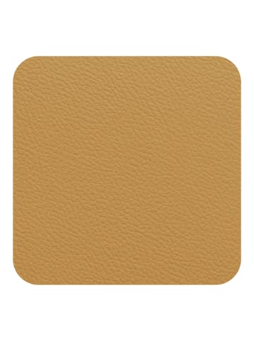 FREEFORM FREEFORM | Glasuntersetzer, FLEXI, Senf/Grau, 4er Set