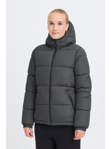 Oxmo Steppjacke OXMINNA JACKET HOOD in Stein