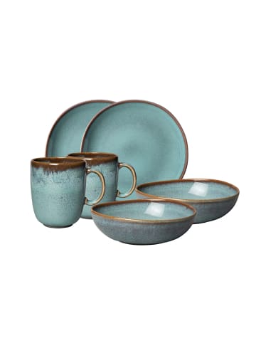 like. by Villeroy & Boch Fruehstuecks Set 6tlg. EC Lave glacé in blau