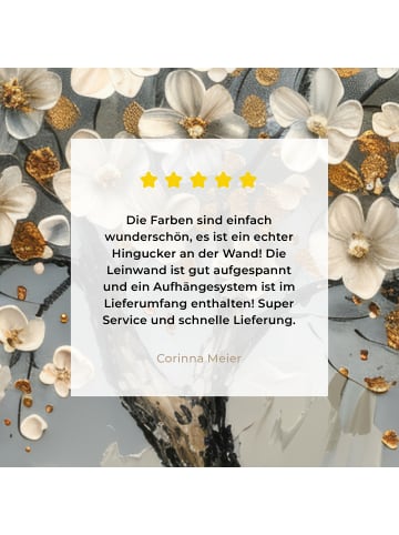 MuchoWow Leinwand bilder Weißer Baum (BxH)