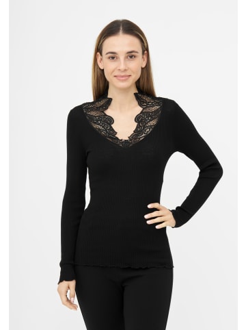 TOOCHE Langarmshirt "Midnight Elegance" in Schwarz