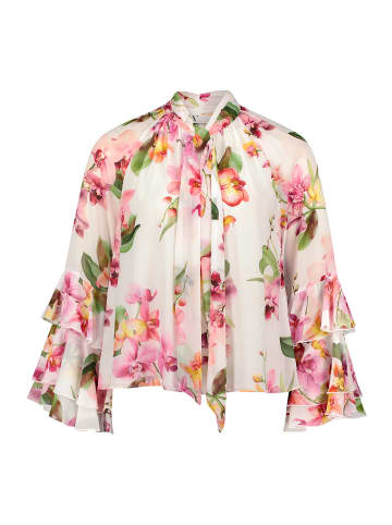Vera Mont Chiffonbluse mit Volant in Cream/Rosé