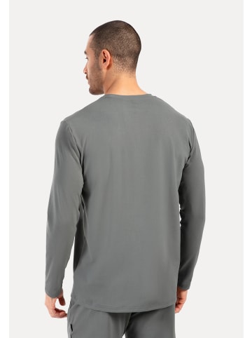 SMILODOX Longsleeve Xion in Grau