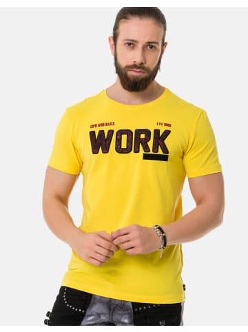 Cipo & Baxx T-Shirt in YELLOW