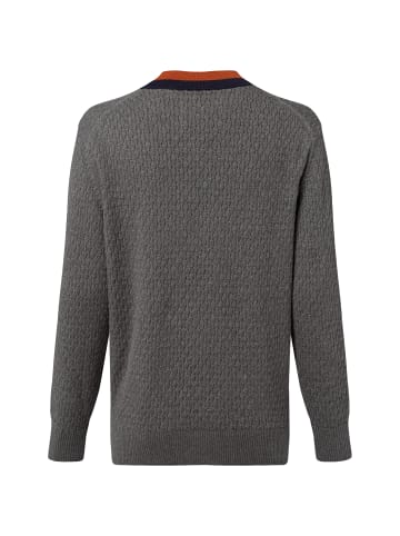 Gant Strickjacke in grau mehrfarbig - 0001