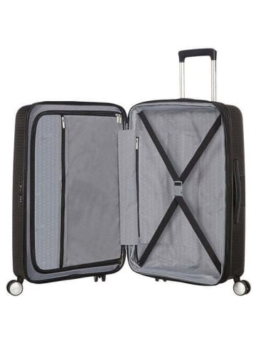 American Tourister Soundbox - 4-Rollen-Trolley 67 cm erw. (gelb) in bass black