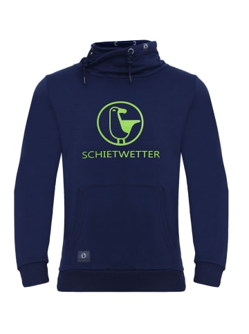 SCHIETWETTER Pullover "Rasmus Raubein" in navy-lime