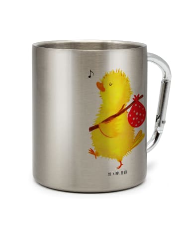 Mr. & Mrs. Panda Thermobecher Küken Wander ohne Spruch in Silber