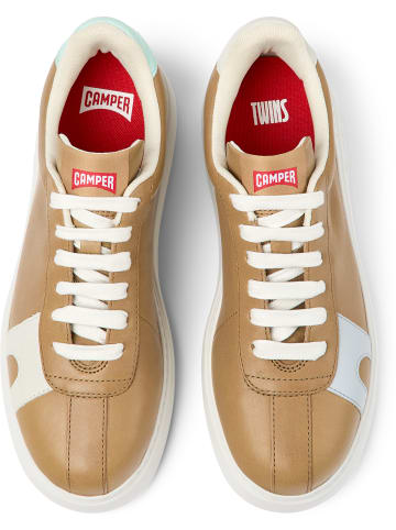 Camper Sneaker " Runner K21 Twins " in Mittelbraun