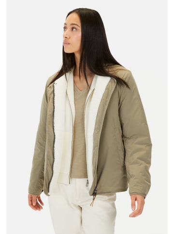 Camel Active Wendejacke aus recyceltem Polyester in Salbei Grün