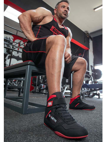 Gorilla Gwear Classic High Tops - Schwarz/Rot