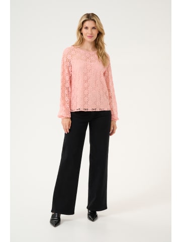 Kaffe Langarm-Bluse KAsilja in Misty Rose