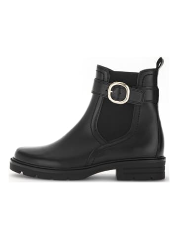 Gabor Stiefelette in Schwarz/Gold