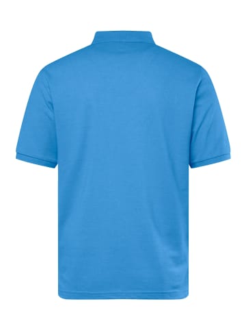 Men Plus Poloshirt in himmelblau