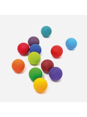 Grimm's Kleine Regenbogenkugeln 12 Massivholzkugeln ab 1 Jahr in bunt